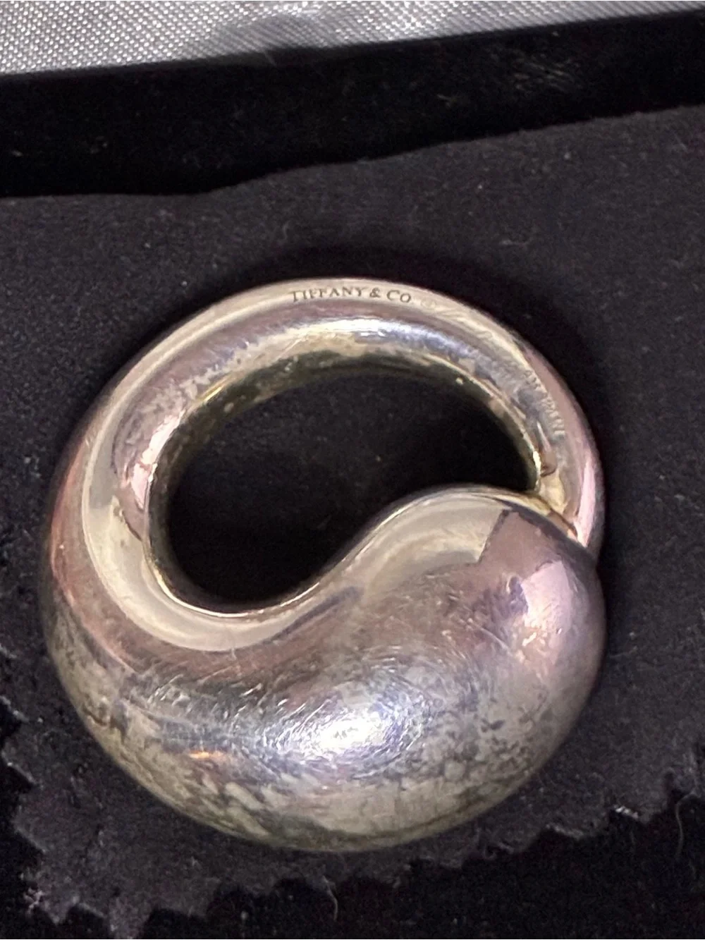 Authentic Tiffany & Co. Sterling Silver eternal Pendant